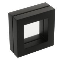 Display matt 110 x 110 x 40 mm Holzrahmen in schwarz MD2