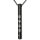 BLACK LINE, sehr schlanker schwarzerr Asche Anhänge Zylinder mit vier Pfoten und einem Zirkonia Stein aus Edelstahl AP 629 Schwarz