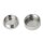 Zweiteiliger Asche Anhänger in den Farben Silber sowie Schwarz aus Edelstahl AP676 SB