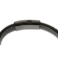 Charismatum® Asche Armband aus Edelstahl sowie Leder 22 cm Gravur AP695 22 cm