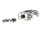 Charismatum® Gedrehter Zylinder groß mit Muster poliert Gedenk Anhänger aus Edelstahl AP 162C