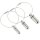 SRC® Schlüsselanhänger Kapsel mittel für Haare oder sonstiges aus Edelstahl AP 482 Key